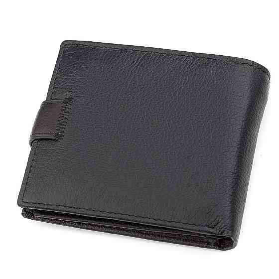 Мужской кошелек ST Leather 18339 (ST138) очень стильный Черный Киев
