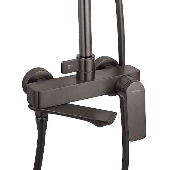 Душова система для ванни Kroner KRP Graz - GRP063 графіт Київ