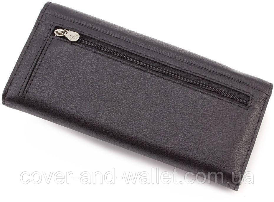 Женский кожаный кошелек на магнитной фиксации пудрового цвета Marco Coverna Черный Киев - изображение 2