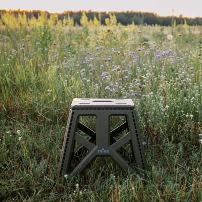Стілець складаний Tribe Camp Chair High пластиковий Olive (T-EF-0002-olive) Вінниця - фото 4