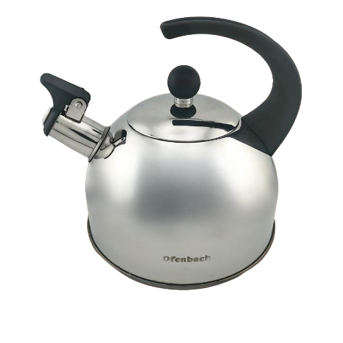 Чайник 1,5л нержавіюча сталь зі свистком з ручкою "soft-touch" 100314 Ofenbach Житомир