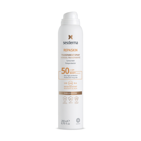 Сесдерма Солнцезащитный спрей для тела Sesderma Repaskin Transparent Spray SPF 50, 200 мл Днепр