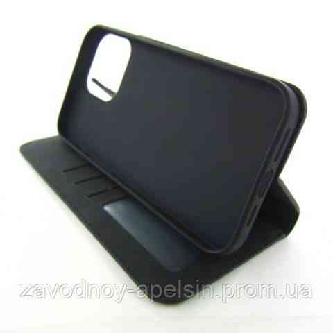 Чохол-книжка iPhone 13 Pro Max Premium Case (чорний) Одеса