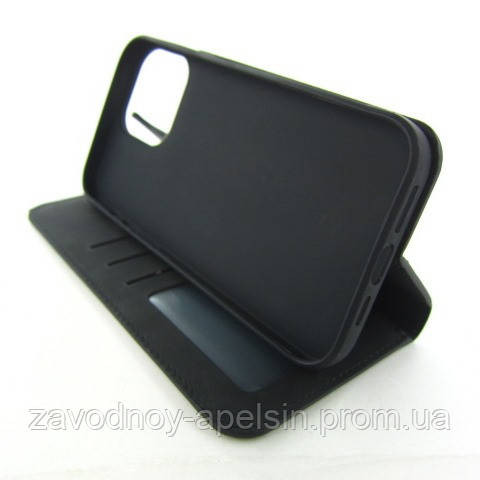 Чохол-книжка iPhone 13 Pro Max Premium Case (чорний) Одеса - фото 4
