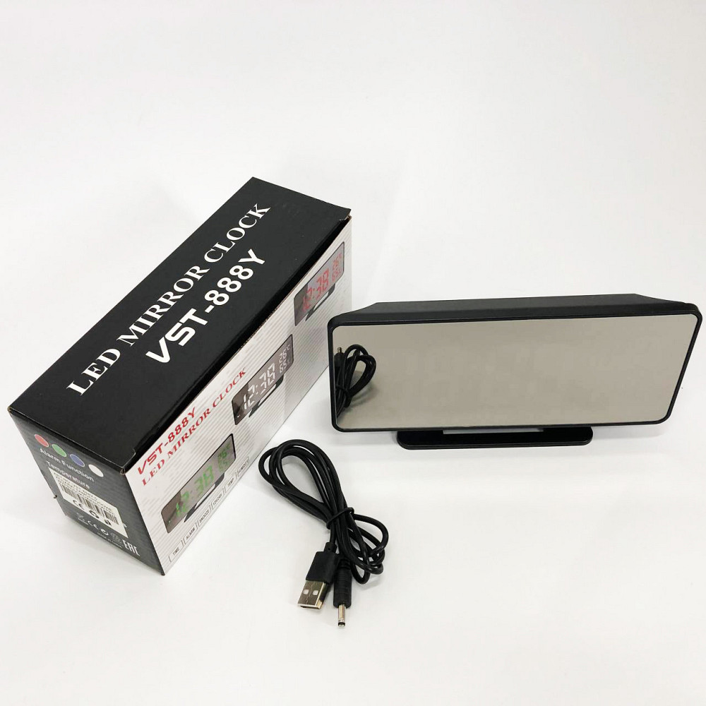 Світлодіодне табло годинник, Настільний годинник з електронною індикацією LED настільний TF-13 Львів - фото 3