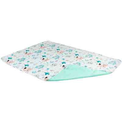 Пеленки для младенцев Еко Пупс Eco Cotton непромокаемая двухсторонняя 65 х 90 см Звери на лесной лужайке Белая (EPG10N-6590bb) Винница