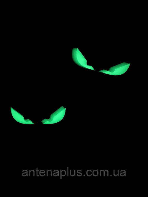 «Злий котик» шеврон / патч чорний Laser cut Київ - фото 2