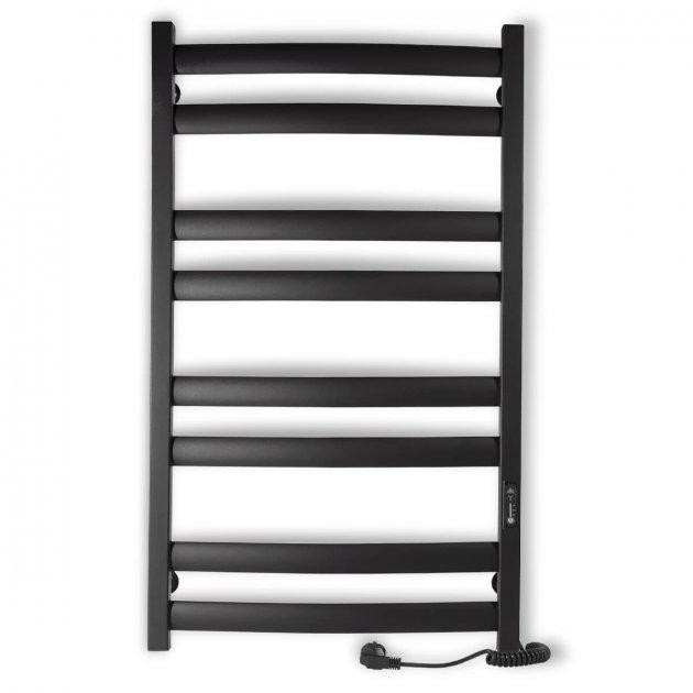 Електрична сушарка для рушників Laris Зебра Атлант ЧКЧ8 500Х900 Е чорний, правильне під'єднання Київ - фото 2