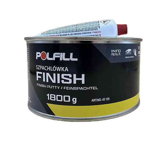 Шпаклівка фінішна (оздоблювальна) + затв. 1,8кг біла Polfill Киев