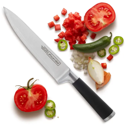 Ніж Шеф-кухар лезо 20см/ручка 14,5см нержавіюча сталь з порожнистою ручкою 5190 KAMILLE Житомир - изображение 4