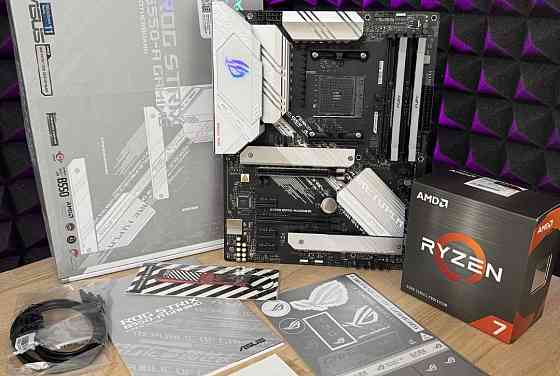 Топ комплект Ryzen 5800X, Strix B550 гарантія. Київ