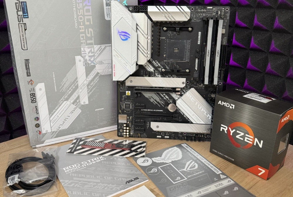 Топ комплект Ryzen 5800X, Strix B550 гарантія. Київ - фото 3