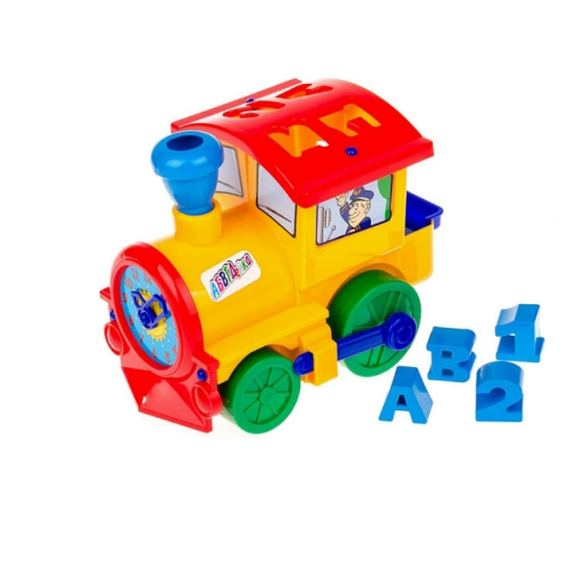 Дитячий сортер-потяг "Сонечко №1" 1-015(Yellow) Вінниця - фото 1