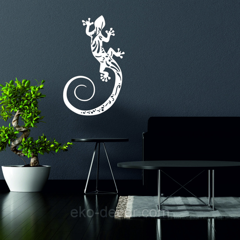 Декоративне настінне 3D Панно «Ящірка» Декор на стіну з об'ємом Київ - фото 2