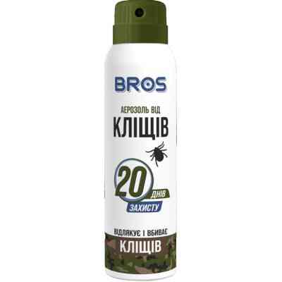 Аэрозоль от насекомых Bros от клещей 90 мл (5904517085121/5904517309982) Винница