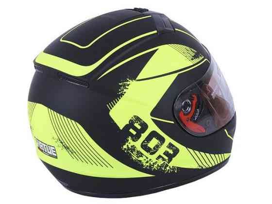 Мотошлем интеграл MD-803 (черно-желтый матовый, size M) Мукачево