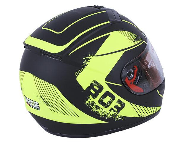 Шолом мотоциклетний інтеграці MD-803 (чорно-жовтий матовий, size M) Мукачево - фото 2