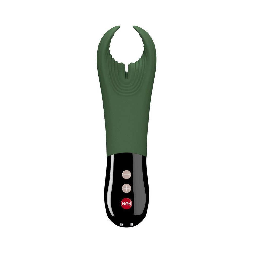 Вібратор для пеніса Fun Factory MANTA moss green/black, підходить для парних ігор Sex Aura Київ - фото 3