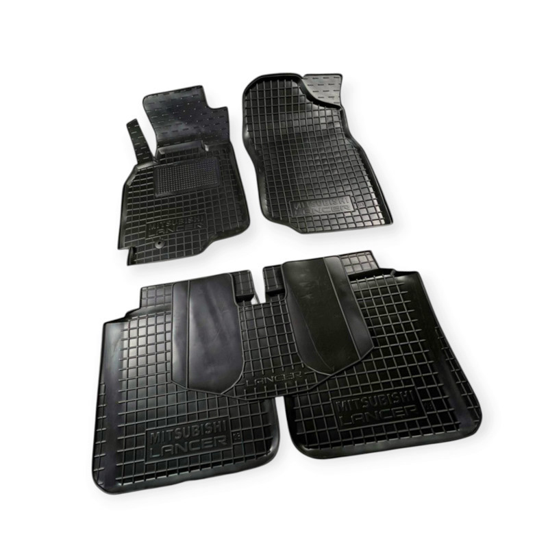 Коврики mitsubishi lancer 9 2000-2009, outlander 2003-2006 борт 2,5см, с перемычкой салона Мукачево - изображение 1