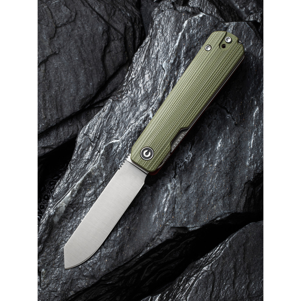 Ніж складаний кишеньковий Civivi Sendy, (7.2 см) Nitro-V / G10 темно-зелений Київ - фото 12