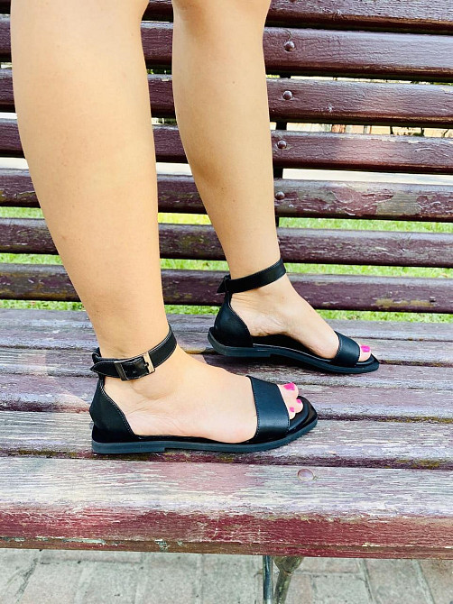 ARLEN Босоніжки жіночі ARLEN Бос-01/03 чорні (літо, шкіра натуральна) (4066) Коломыя - изображение 6