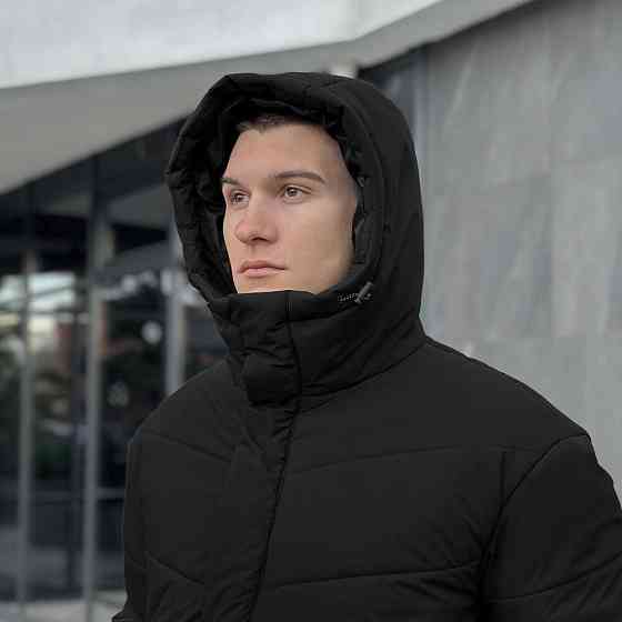 Мужская зимняя куртка черная Pobedov Legas Киев