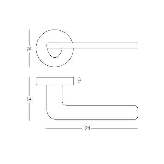 Ручка Z-1809 SC Матовий хром Київ