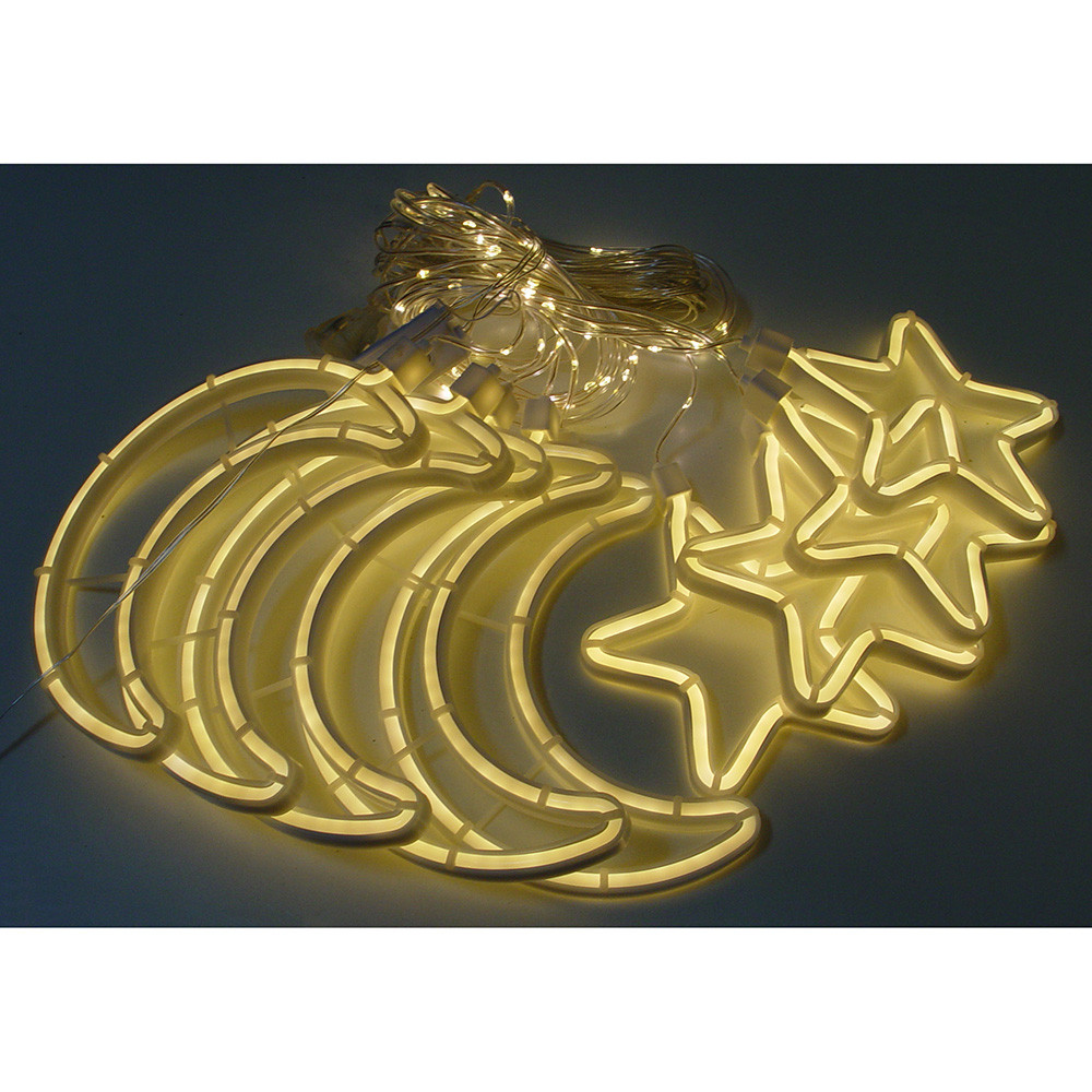 Гірлянда Xmas Copper curtain 7260 9WW-1, 3x0.7 м, жовте світло. Вінниця - фото 2