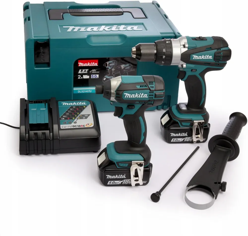Makita Zestaw Шуруповерт Гайковерт 2X5Ah DLX2145TJ Київ - фото 1