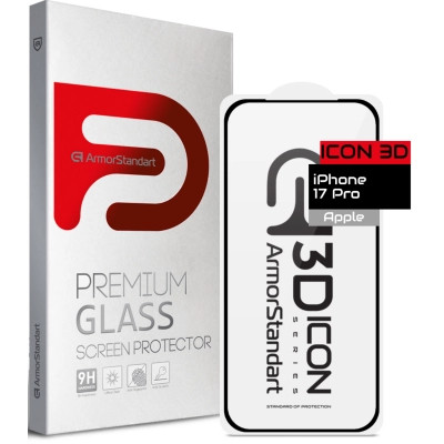 Скло захисне Armorstandart Icon 3D Apple iPhone 17 Pro (ARM86411) Вінниця - фото 1