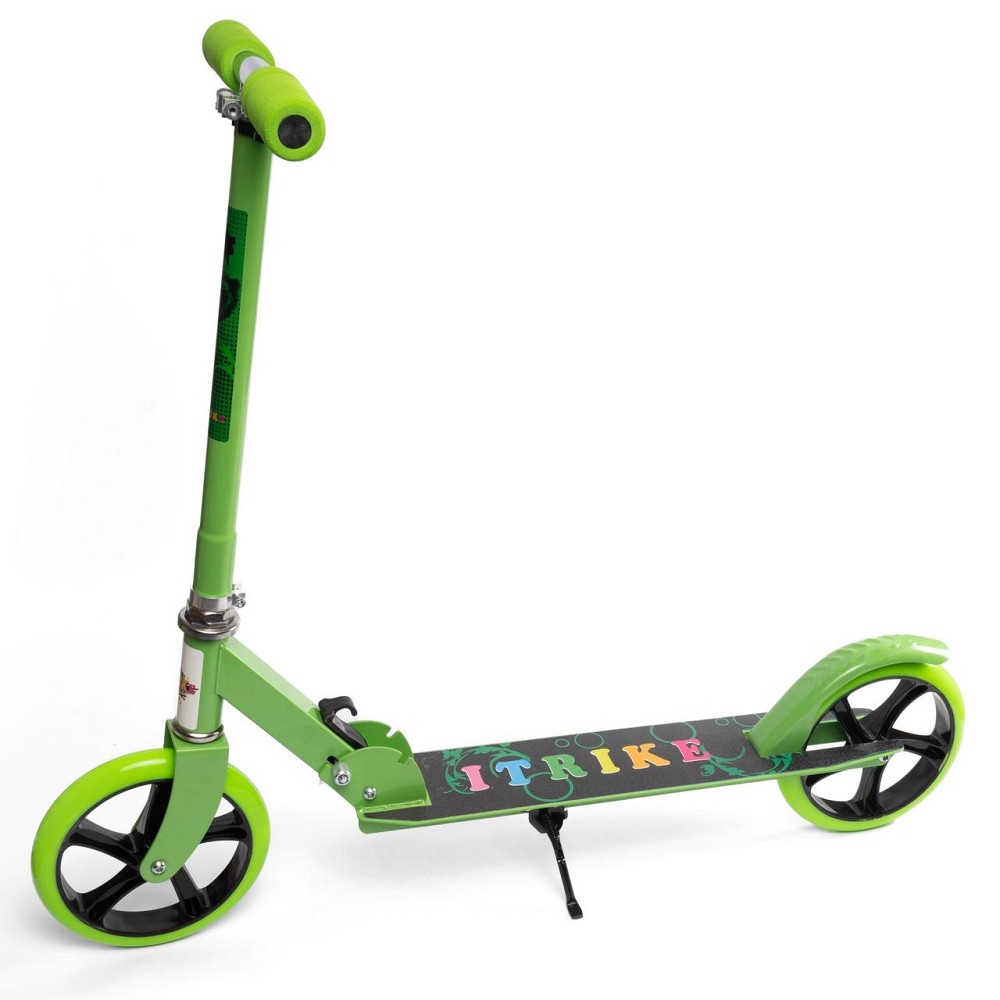 Самокат дитячий двоколісний складаний iTrike SR2-010-4 самокат для дітей від 5 років Зелений Кам'янець-Подільський - фото 2