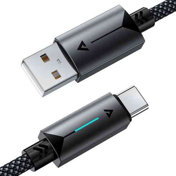 Кабель USB 2.0 AM-Type-C M, 1.2 м, 60W C19-04 Black Acefast Вінниця