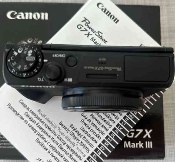 Фотоапарат Canon Powershot G7 X Mark 3 III Black. Киев