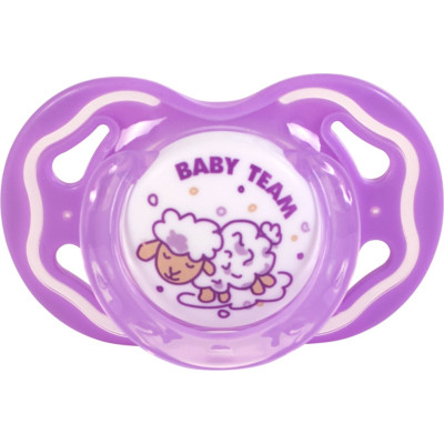 Пустышка Baby Team Силиконовая ортодонтическая от 6 месяцев (4824428030113) Винница - изображение 1