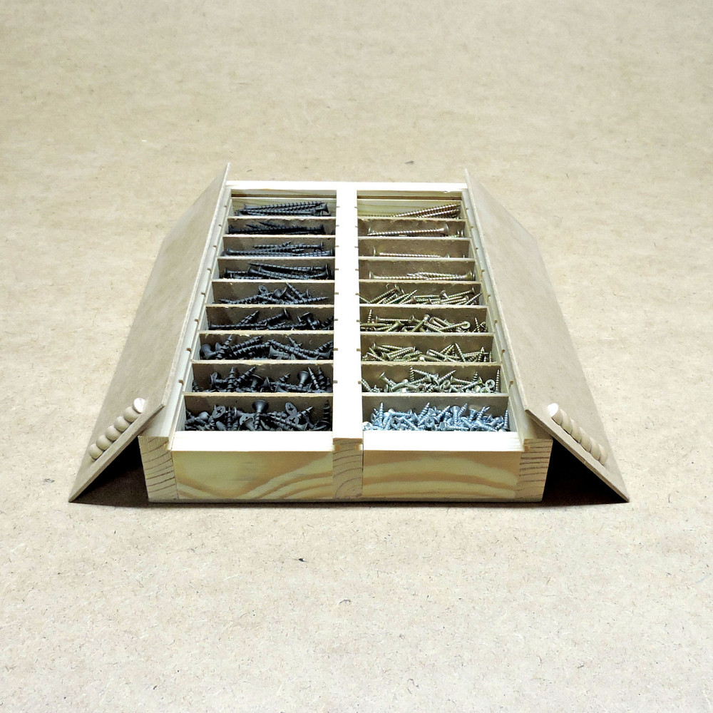 Набір 2х саморізів і шурупів по дереву 1440 шт Миколаїв - фото 5