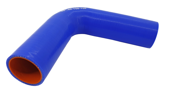 Патрубок силіконовий (150 мм х 150 мм) (90` - кут) (d=40 товщ = 4 мм) Мукачево