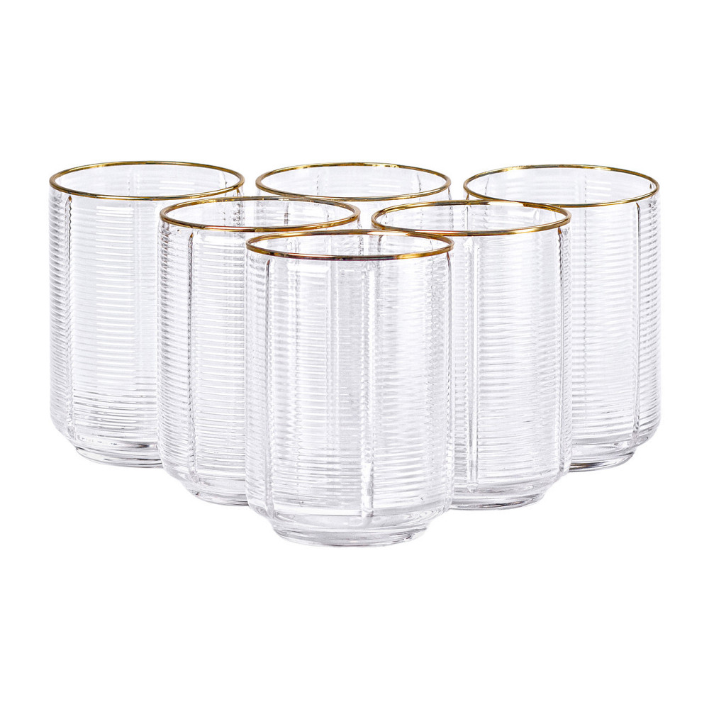 Набір зі 6 стаканів для напоїв, 450 мл Київ - фото 1