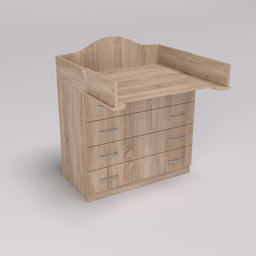 Комод пеленальний №1, Дуб Сонома, 864/465/1020 Львів - фото 3