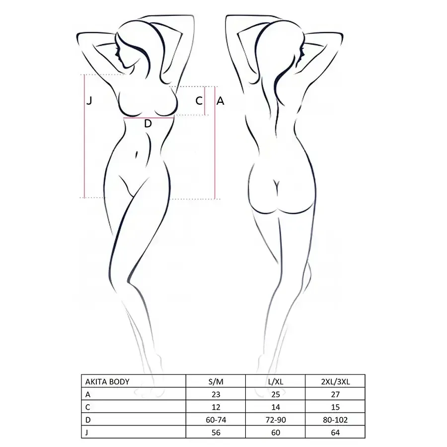 Боді з високим вирізом стегна Passion Exclusive AKITA BODY S/M, red Львов - изображение 7