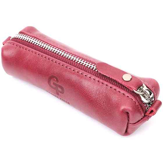 Женская кожаная ключница GRANDE PELLE 16790 Бордовый Киев