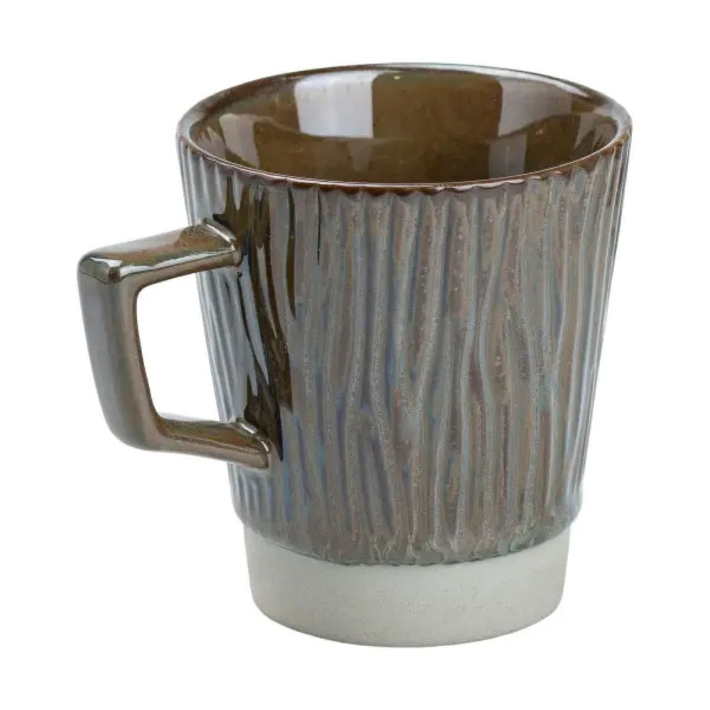 Чашка порцелянова для чаю та кави 300 мл у стилі ретро Графіт HP7208GG Коломыя - изображение 2