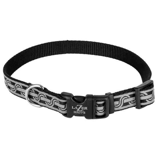 Coastal Lazer Brite Reflective Collar КОСТАЛ ЛАЗЕР БРАЙТ светоотражающий ошейник для собак, 1.6х30-46см Киев