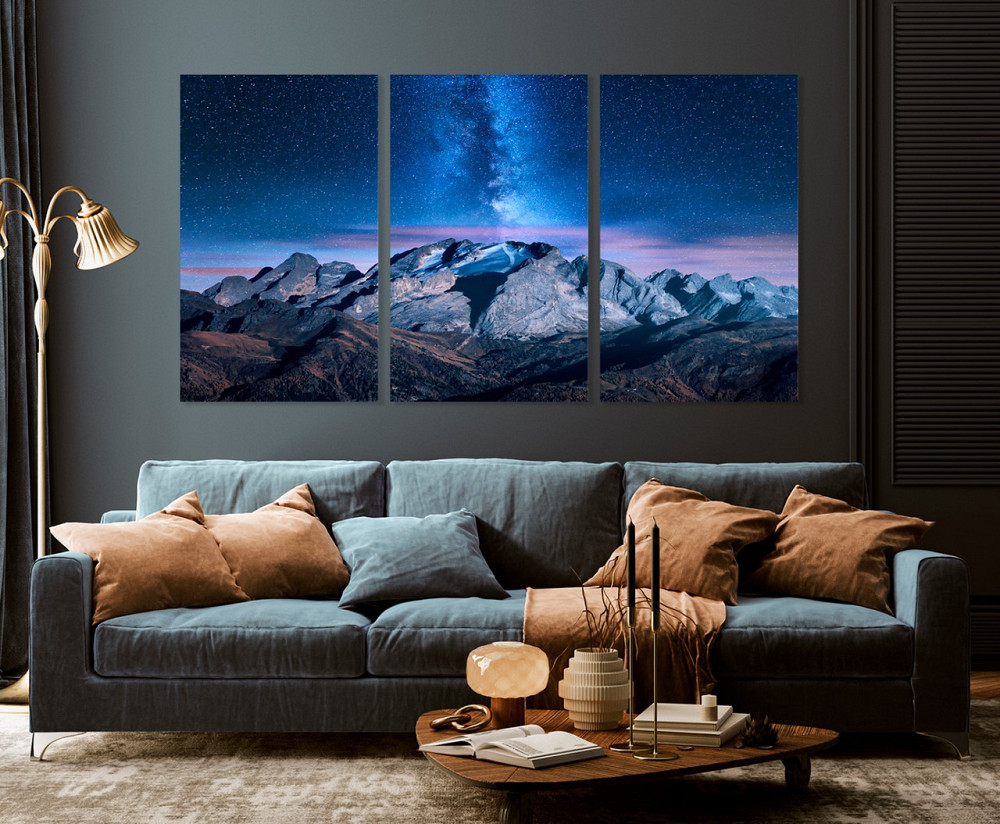 Модульная картина в гостиную / спальню  Зоряне сяйво   ART-205_3A 100х150 см Киев - изображение 3