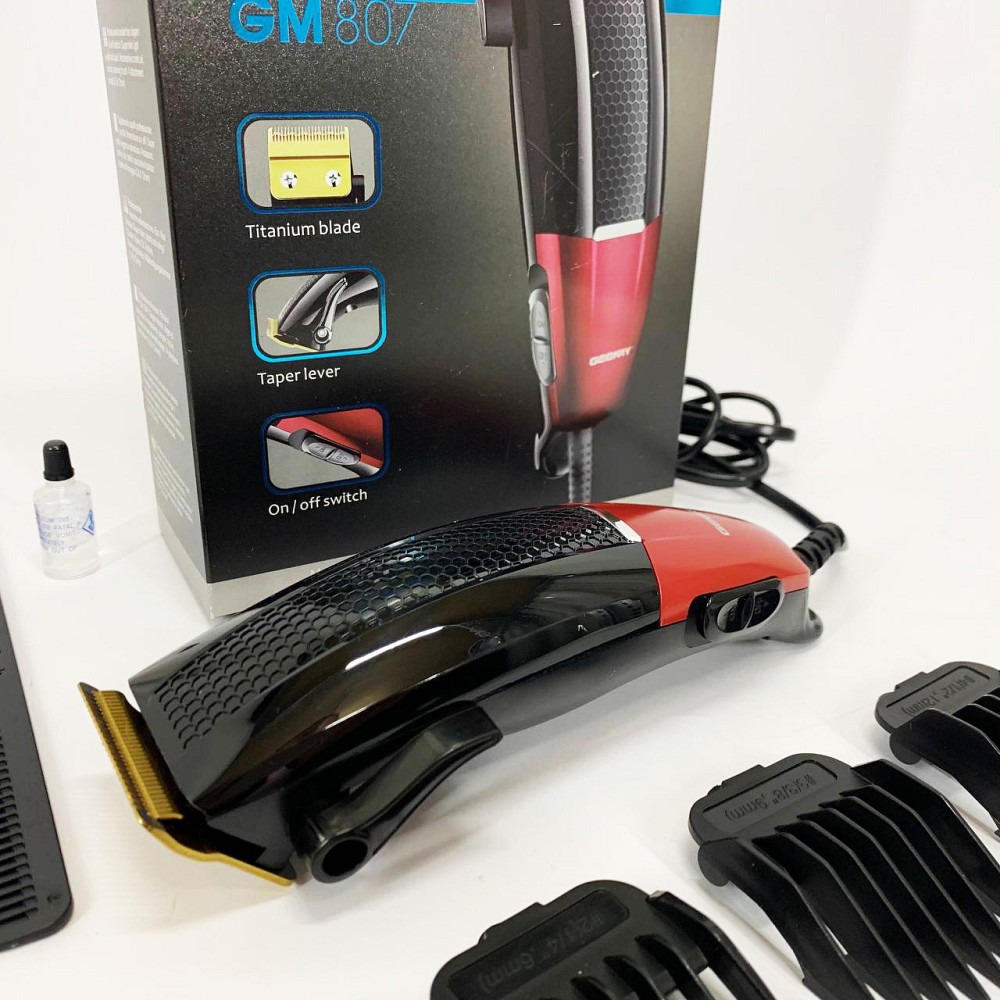 Машинка для стрижки посіченого волосся Gemei GM-807, Машинка для стрижки волосся з мотором EJ-88 Львів - фото 2
