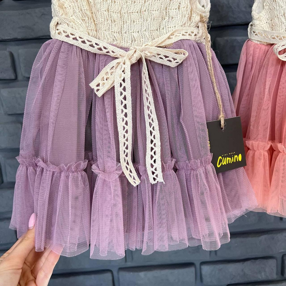 Дитяча Сукня Cumino Бузкова, 68-74см Київ - фото 3