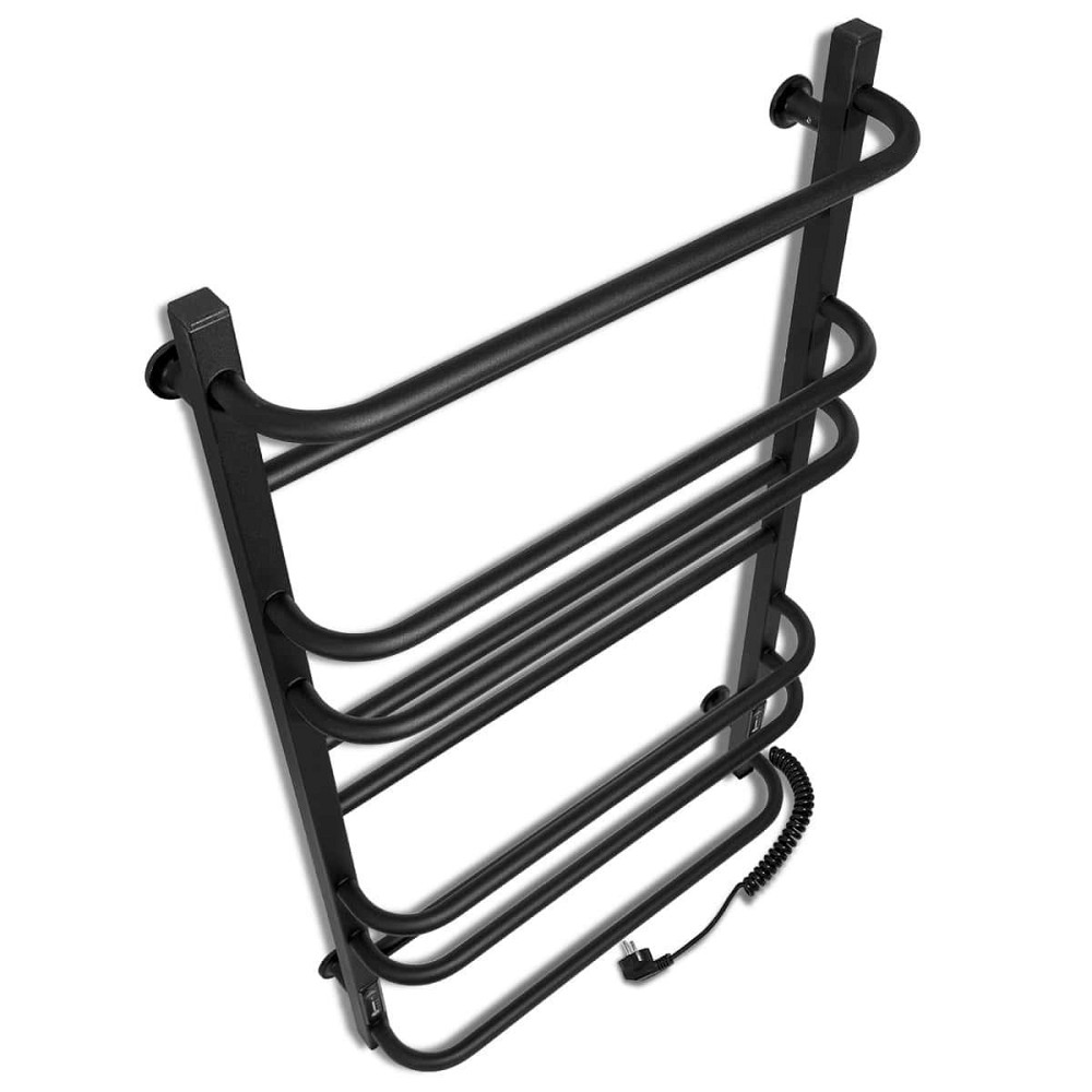 Електричний полотенцесушитель Laris Зебра Комфорт ЧК10 500Х900 Е чорна Київ - фото 4