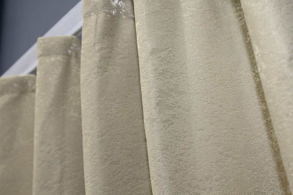 Комплект коротких штор VR-Textil Лен мрамор Pavliani № 1368ш 130х170 см 2 шт Бежево-серый (35-0058) Киев - изображение 8