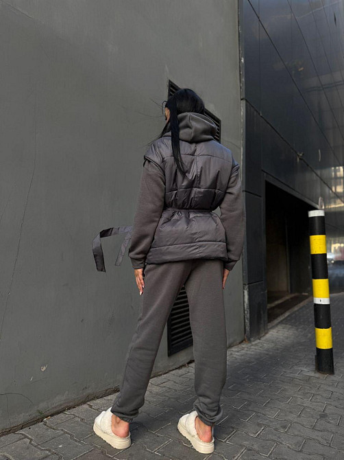 Женский теплый костюм тройка (жилетка+штаны+худи) Одесса - изображение 9