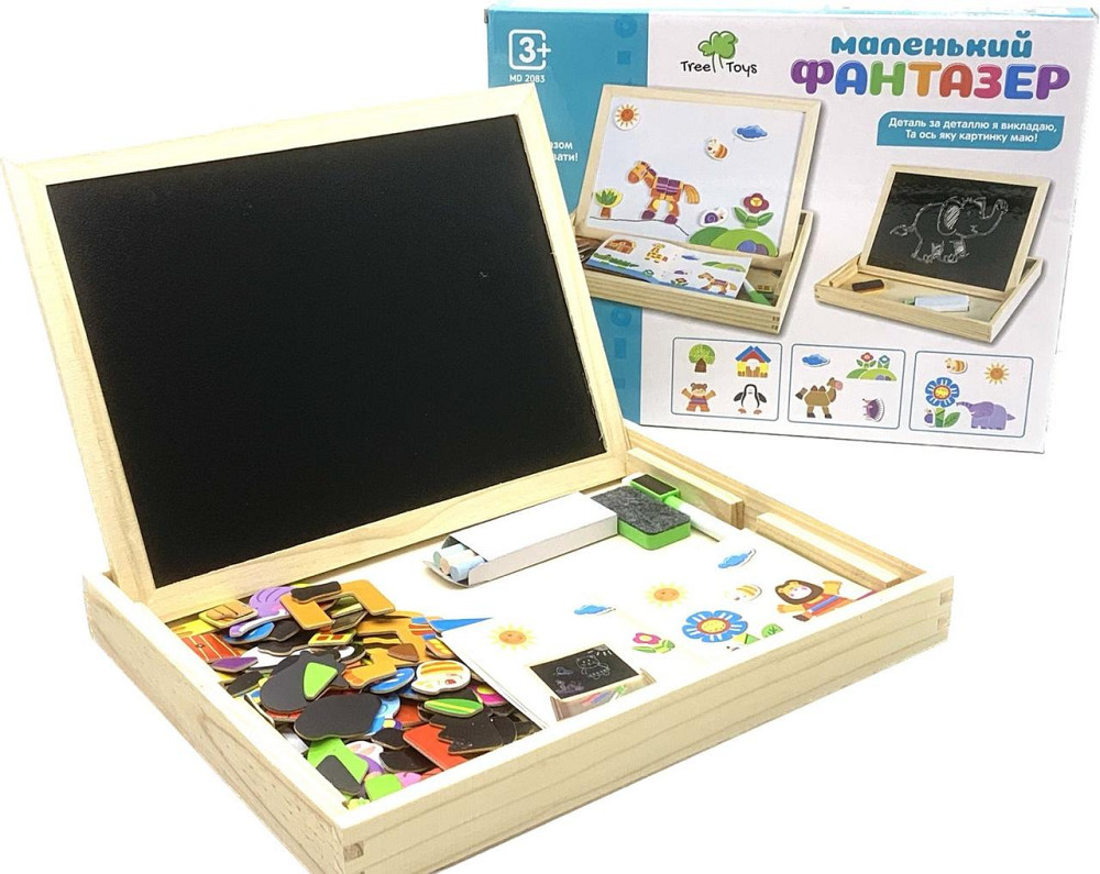 Дерев'яна іграшка Tree Toys Маленький фантазер із магнітною мозаїкою (MD 2083 D) Чернігів - фото 4