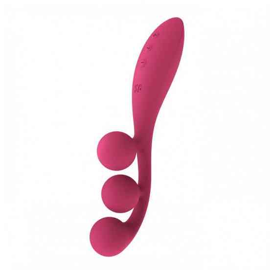 Универсальный вибратор Satisfyer Tri Ball 1, 3 мотора, гнется Sex Aura Киев